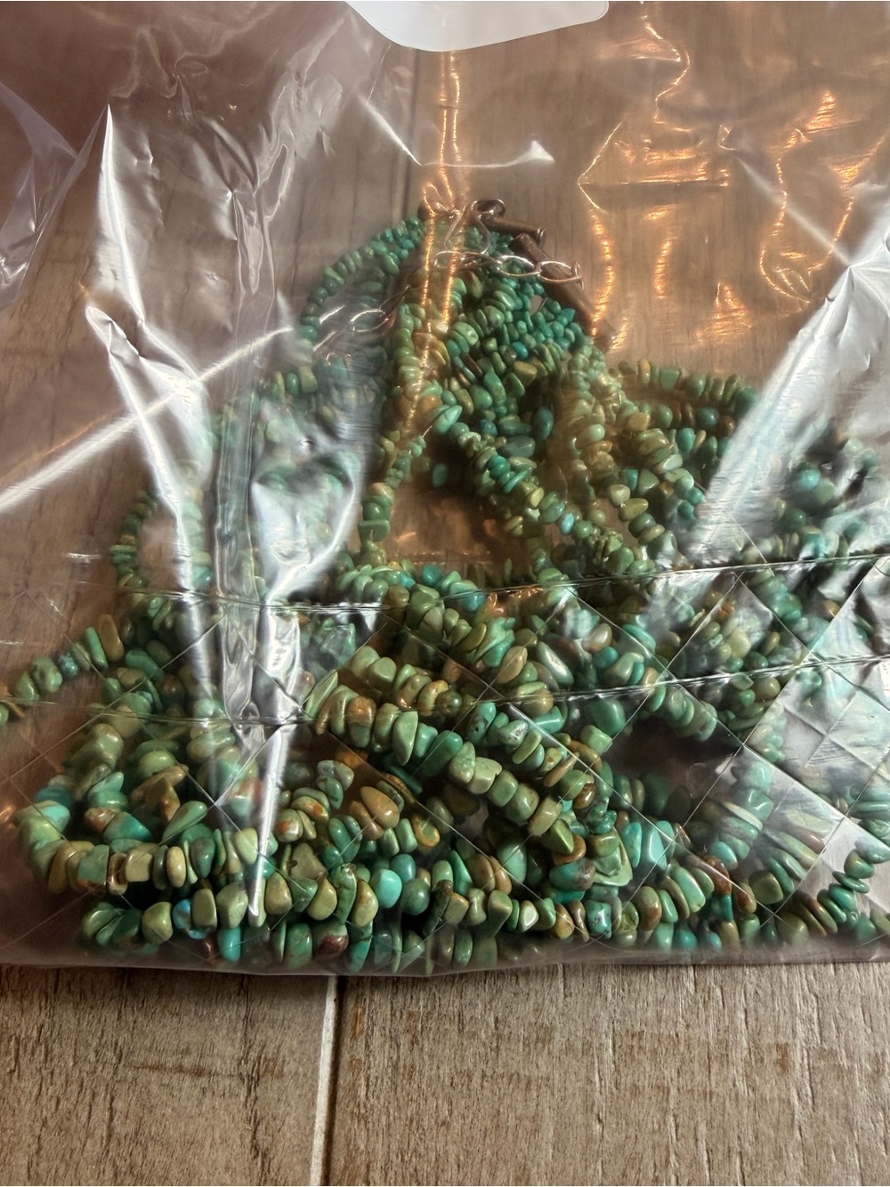 Needs REPAIR Jay King DTR mine finds sterling silver strand turquoise necklace - Picture 12 of 12